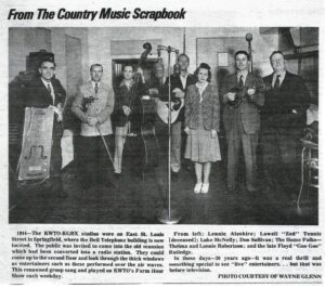 From the country music scrapbook