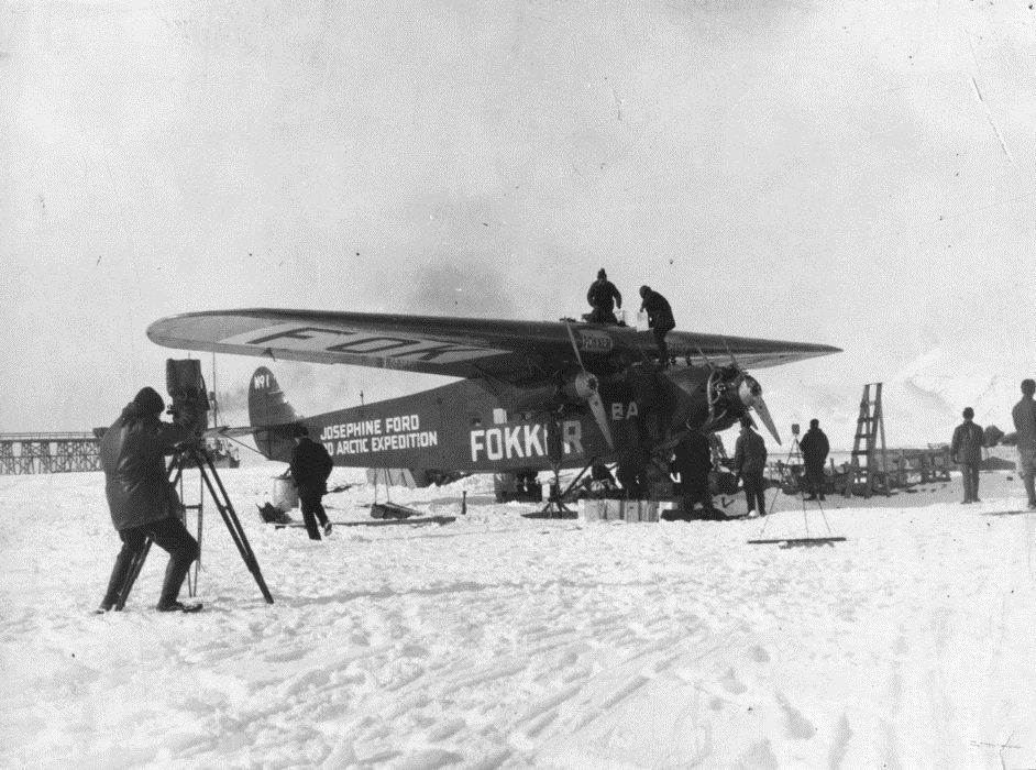 Fokker-F.VII-3m-serial-4900-Byrd-Arctic-Expedition-BA-1-at-Spitzbergen-Norway-9-May-1926